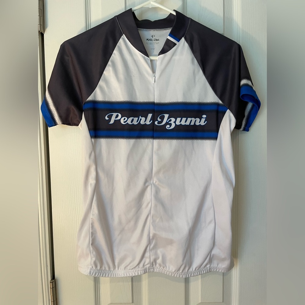 Pearl Izumi Logo Short Sleeve Cycling Jersey Size Large